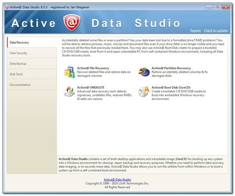Portable Active Data Studio 14.0